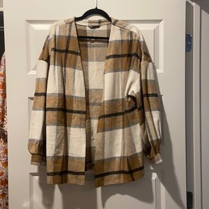 Plaid Cardigan